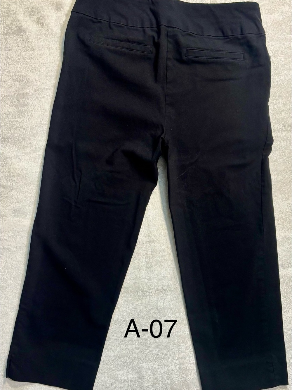 Zac&Rachel Millenium Straight Capris Pull on Crop Workwear/Comfort Wristband